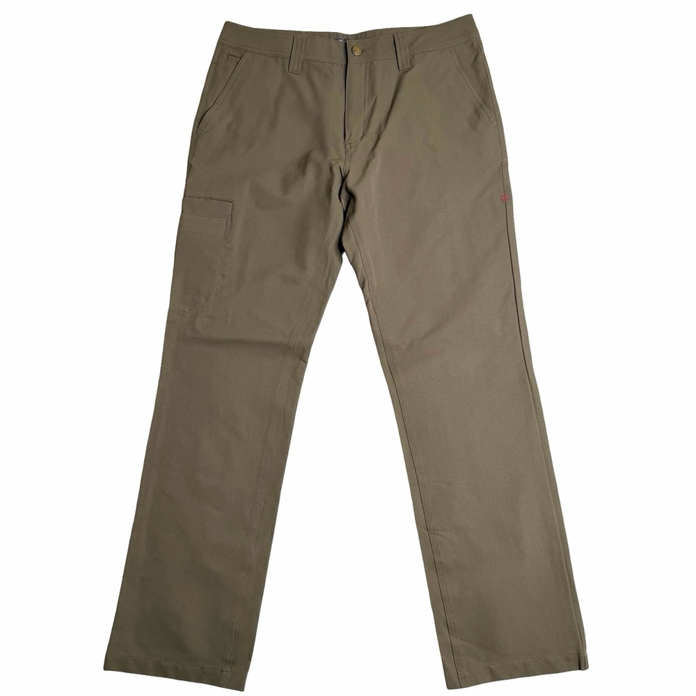 Toad&Co Lightrail Lean Slim Fit Performance Pants Khaki/Olive‎ Men's Sz 33x32